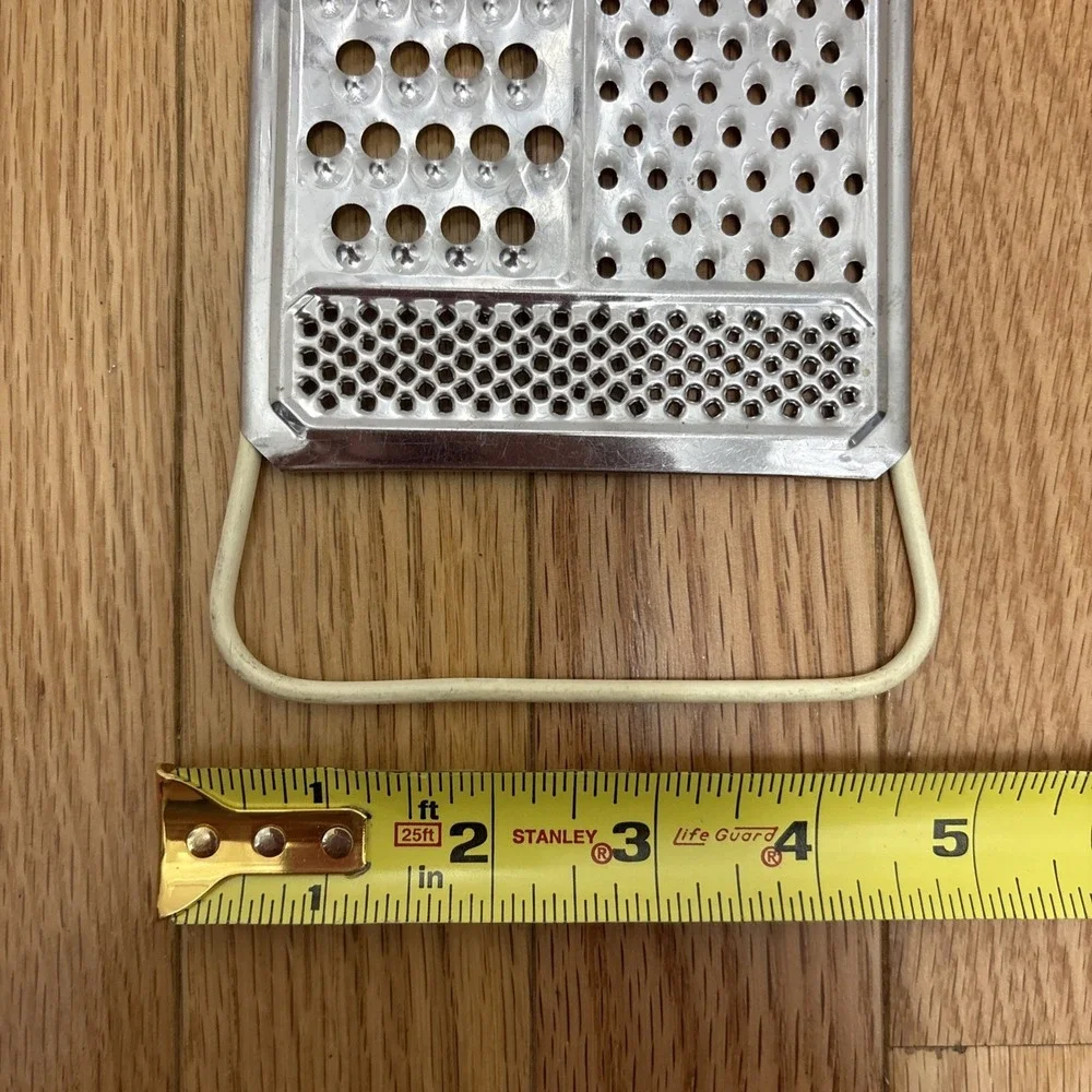 Vintage Foley Stainless Flat Grater Zester Shredder All in One USA EUC‎
